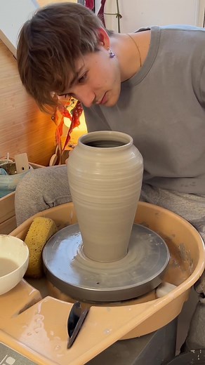 Satisfying Pottery ASMR with 6lbs of Clay