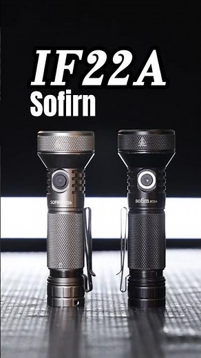 Sofirn IF22A 2100 High Lumen 690m Max Powerful Thrower Flashlight with SFT-40 LED #flashlight#sofirn