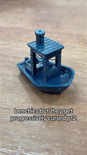 from benchmark to breakdance #3dprinting #benchy #3dprinter #makerspace #fdm