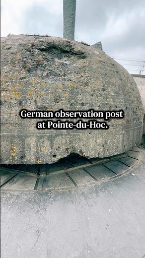 German observation post at Pointe-du-Hoc. #ww2history