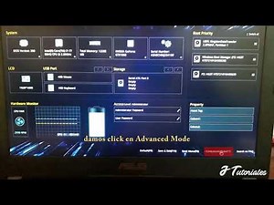 Configurar BIOS ASUS para arrancar desde USB/DVD/ Asus Rog Strix y otros Modelos |Bios UEFI|