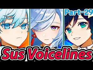 Some Funny/Interesting/Sad Voice lines - Genshin Impact | Part-29 ft Venti, Chongyun, Shenhe, Hu Tao