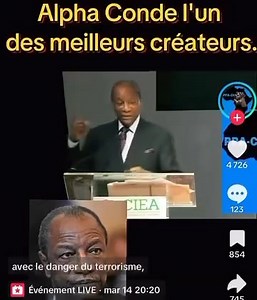 Voici l'un des meilleurs discours d'Alpha Conde que moi j'ai apprécier non seulement en temps que Guineen mais en temps que Africain | Ilo Et La Diasporas Africaines