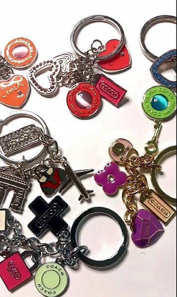 Vintage Coach Keychains, Let Your Keys Hang in Style - Etsy