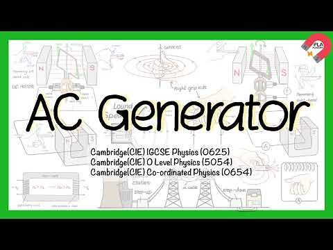 AC generator for IGCSE Physics, GCE O level Physics