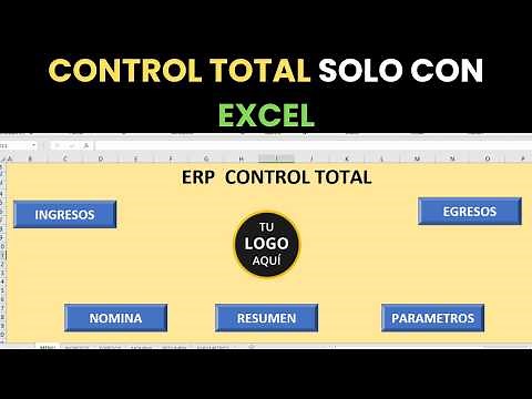 How to Create an ERP in Excel to Control Your Entire Business Step by Step