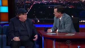 Michael Moore says the best way to get under Trump’s skin is with an army of satire, and wants Stephen to enlist. WATCH Michael's full interview here: http://bit.ly/2v0Mq6W | The Late Show with Stephen Colbert