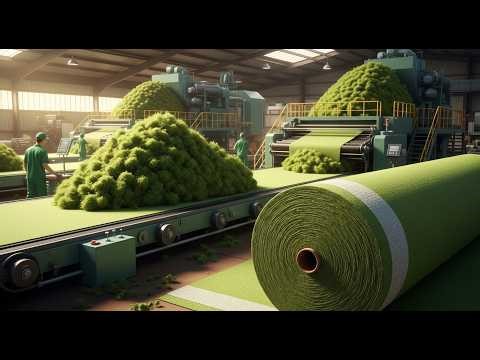 Inside the Hemp Fiber Processing Factory | From Plant to Premium Textile
