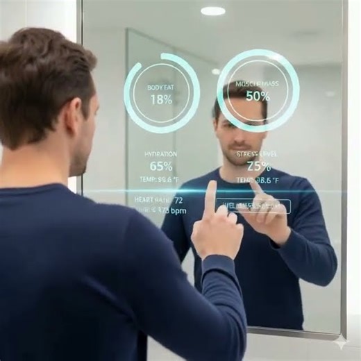 POV: Your Morning Health Scan in Year 3000