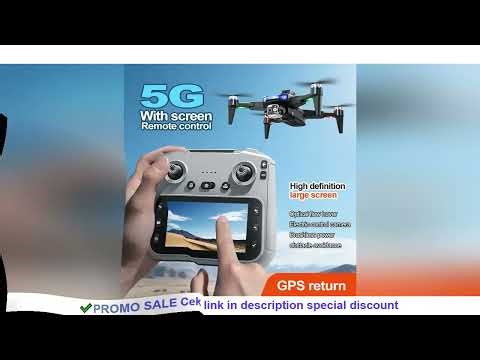 K911 SE Drone Professional 4K Three Lens With Screen Laser Obstacle Avoidance GPS Positioning Brushl