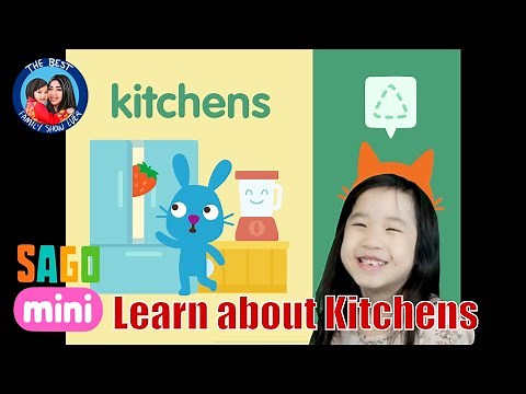 Sago Mini School Kitchens gameplay with Ella and Mommy | Preschool Education | Learn English