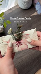 No-tape envelope tutorial. You're gonna wanna save this. 🏷#stamprints #giftidea #ideas #diy #gift #envelopes #tutorial #howto #papercraftsideas #customenvelope #diycraftsideas | Stamp Prints Life