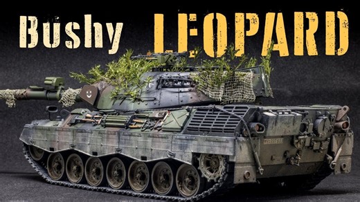 Meng 1/35 德国 豹1A5主战坦克模型制作