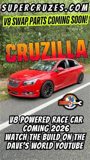 V8 swapped Cruze Race Car From SuperCruzes.com
