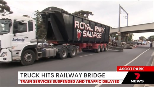 11K views · 19 reactions | Seaford train services from the CBD had to be suspended when a truck hit a railway bridge at Ascot Park. 7NEWS Adelaide at 6pm | www.7NEWS.com.au #AscotPark #7NEWS | 7NEWS Adelaide | Facebook