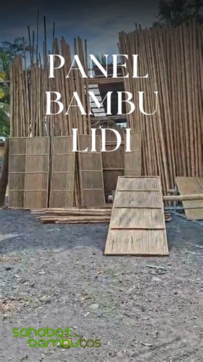 Bambubos | Dari Kampung untuk Dunia on Instagram: "Panel Bambu Lidi #bamboo"