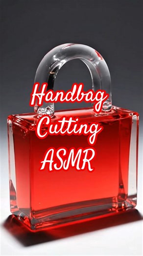 Satisfying Glass Handbag Cutting ASMR Ultra-Realistic Crystal Sounds in 8K