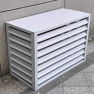 Mini split ac cover，mini split ac cover for outside unit，mini split cover，mini split condenser cover，mini split cover kit，mini split outdoor unit cover，air conditioner cover for outside units(White,3p