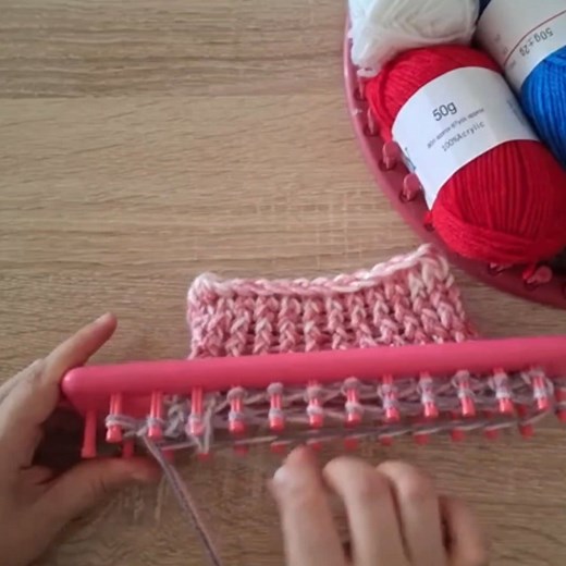 knitting loom for beginners step by step Partie 8 | Knitting loom scarf | Facebook