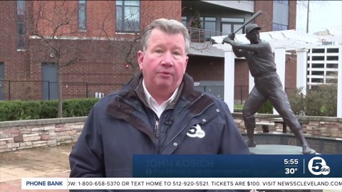 Fans gather at Rocky Colavito statue to share stories of the legendary Cleveland slugger following his passing