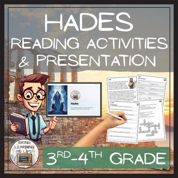 Hades Close Reading Passage & Comprehension Activities | 3rd–4th Grade