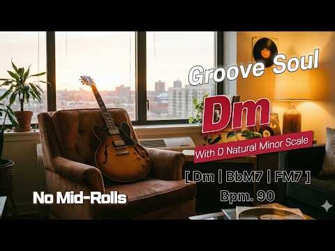 Soulful Groove: Soft Funk Blues Jam Track | Dm