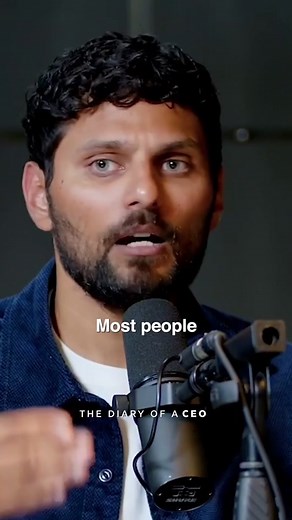 Think about this 💭 Clipped from my time on Diary of a CEO with @Steven Bartlett