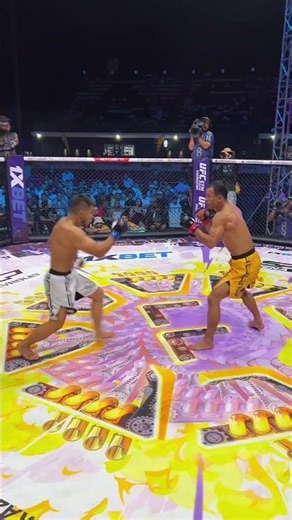 Безжалостный финиш! #mma #octagon #fighting