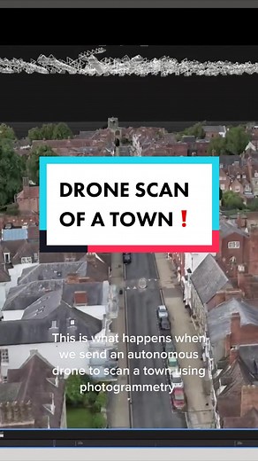 Autonomous Drone Scan of a Town