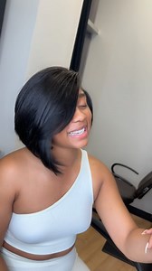 Deep side part Quickweave bob with layers 🤍❣️ • #sidepartbob #bobwithlayers #quickweavebob #sexyhair #atlantahair #boblife #hairthatflows | Courtney Pinkk