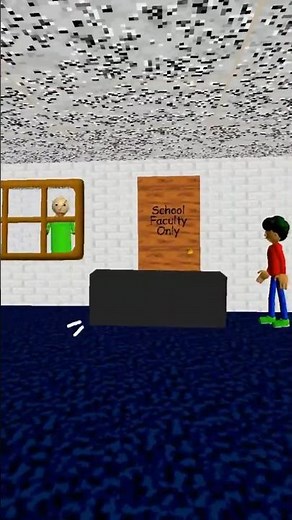 Baldi PROTOTYPE 🐘🥸 - #baldibasics #animation #videogames