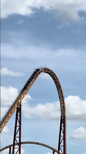 Pantherian’s INSANE 305-Foot Drop at Kings Dominion 😳🎢 #sixflags #kingsdominion #rollercoaster