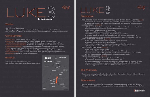 Luke 3 Summary - 5 Minute Bible Study — 2BeLikeChrist
