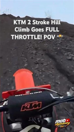 Wide Open KTM 2 Stroke Coal Hill Climb #pov #hardenduro #dirtbikeadventures