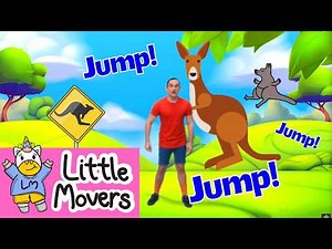 Jumping forwards tutorial and follow along for 2, 3, 4, and 5 year olds | Little Movers