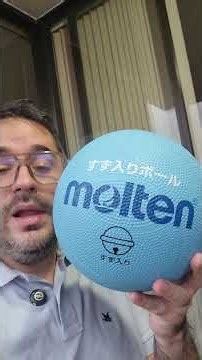 Balón Goalball sonoro entrenamiento Marca Molten Recreativo original deporte ciegos baja visión