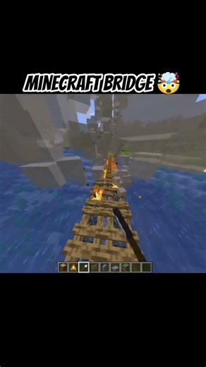Minecraft Bridge Idea 💡🤯 #minecraft #minecraftshorts #gaming