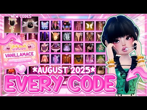 *NEW CODES!!* ALL WORKING CODES IN DRESS TO IMPRESS *AUGUST 2025* | Roblox