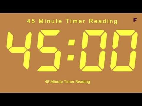 45 Minute Timer Reading
