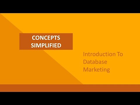 Introduction to Database Marketing