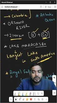 Venezuela Map & Geography Explained | Orinoco River & Angel Falls 📍| UPSC Prelims | World Geography