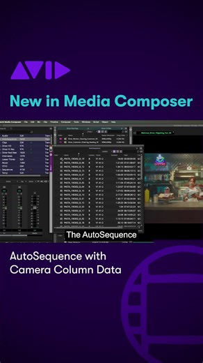 NEW IN MEDIA COMPOSER — AutoSequence & Spot to Timecode with camera column data ▶️ avid.com/media-composer #mediacomposer #videoediting #avidmediacomposer #nle #cutting #postproduction #editor #editing #avid | Avid Media Composer