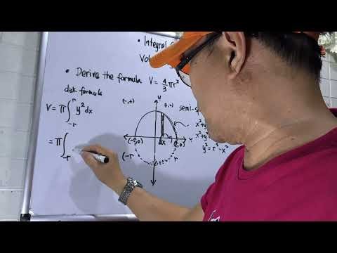 INTEGRAL CALCULUS: VOLUME by INTEGRATION