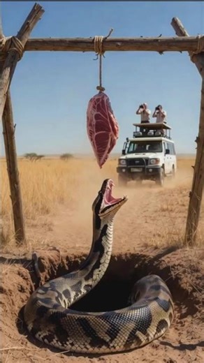 Anaconda Eats Tasty Meat 🥓