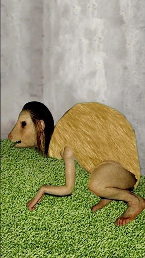 THE DOG GIRL WANTS YOUR LEGS! ESCAPE☠️ #shorts