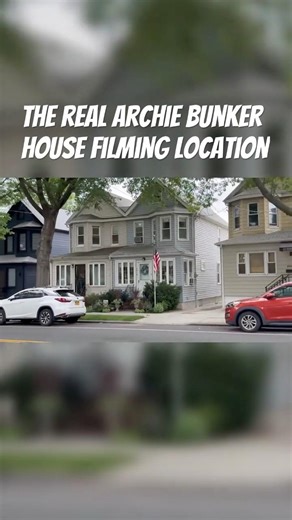 The Real Archie Bunker House Revealed in Queens! #allinthefamily #nostalgia #shorts