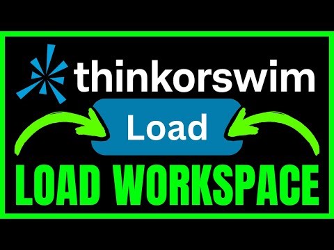 How To LOAD WORKSPACE In ThinkorSwim (QUICK & EASY) 2025