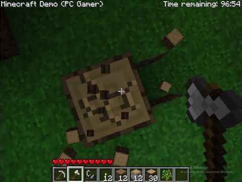 Minecraft PC Gamer Demo version