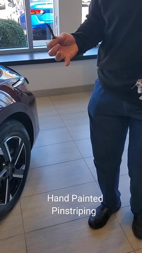 Hand Painted Pinstriping for Classic Cars