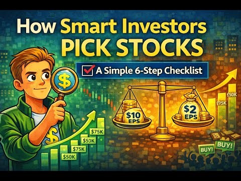 How Smart Investors Pick Stocks (A Simple 6-Step Checklist)